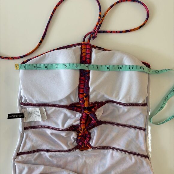 Jantzen Pink and Orange One Piece Swim - Picture 5 of 7